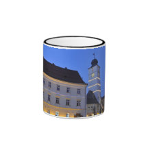 Council tower at night, Sibiu Coffee Mug