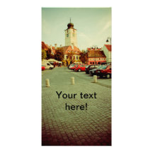 Council tower, Sibiu Photo Card Template