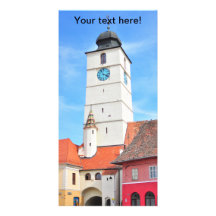 Council tower, Sibiu Photo Card Template