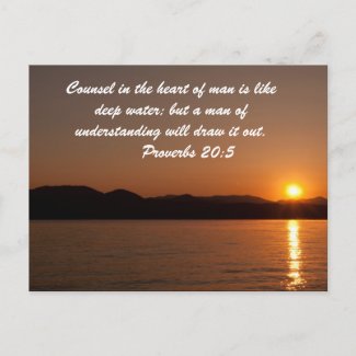 Counsel in the heart of man is like deep water; bu