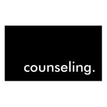 counseling. business cards