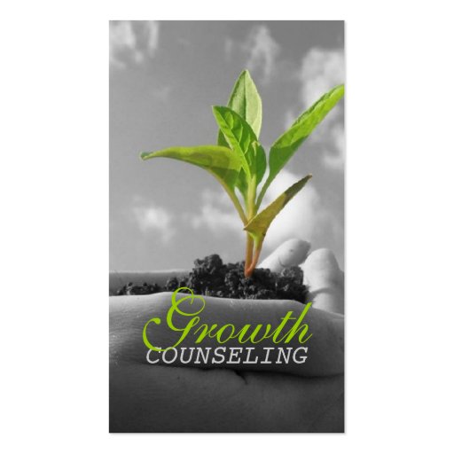 Counseling, Therapist, Spiritual, Life Coach, Business Card Templates (front side)