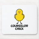 Counselor Chick mousepads by chicktshirts8 Counselor Chick mousepads
