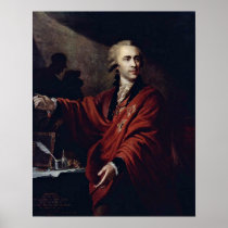 Count Alexei Pushkin by Giovanni Lampi the Elder Posters