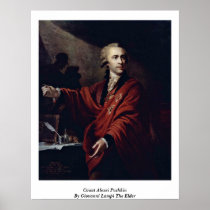 Count Alexei Pushkin By Giovanni Lampi The Elder Print