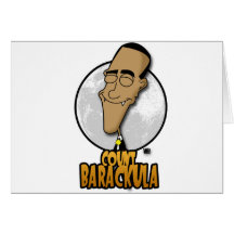 Count Barackula Greeting Cards