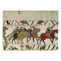 Count Guy leads him to Beurain Greeting Card