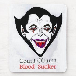 Count Obama Blood Sucker Mousepad mousepad