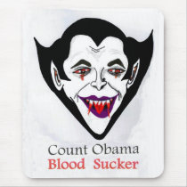 Count Obama  Blood  Sucker Mousepad
