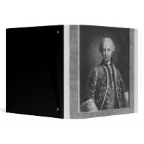 Count of St. Germain, famous alchemist, 1783 Vinyl Binders