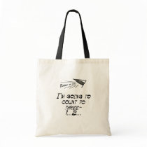 Count to three canvas bags