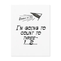 Count to three postcards