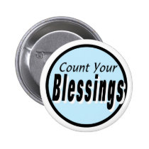 Count Your Blessings Button buttons