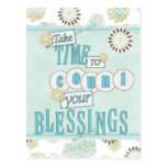 Count Your Blessings Postcard