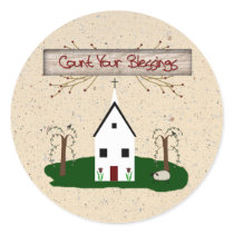 Count Your Blessings Sticker