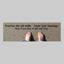 Count your  blessings wall art posters