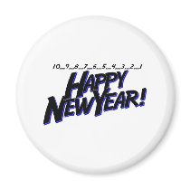 Countdown Happy New Year magnets