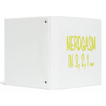 Countdown to Nerdgasm Vinyl Binder
