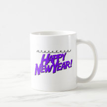 Countdown To New Year Purple Mug