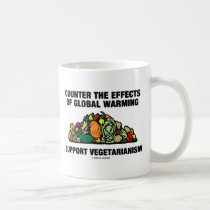 Counter Effects Global Warming Support Vegetarian Mug