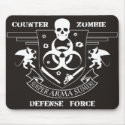 Counter Zombie Defense Force mousepads