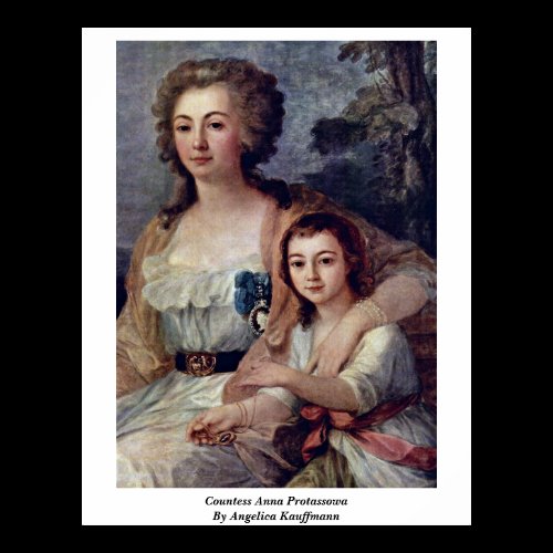Countess Anna Protassowa By Angelica Kauffmann Posters