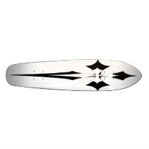 CountessZoe gothic crosses (black & white) Skate Board Deck