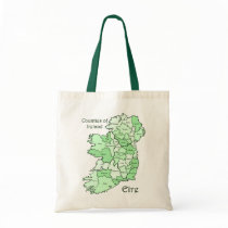 Counties of Ireland Map Bags