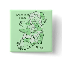 Counties of Ireland Map Pins