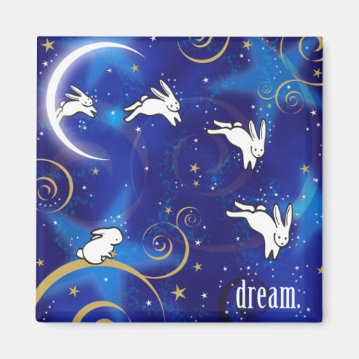Counting Bunnies Refrigerator Magnet