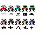 Counting Chinese Pandas photo sculptures by nitsupak Counting Chinese Pandas photo sculptures