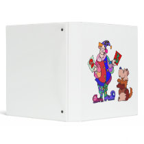 Counting dog and clown binders