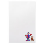 Counting dog and clown stationery