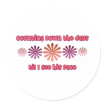 Counting Down The Days Til I See His Face stickers by lifeisahighway Counting Down The Days Til I See His Face stickers
