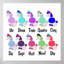 Counting French Poodle Posters