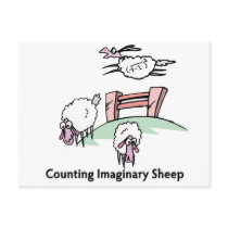 Counting Imaginary Sheep Post Cards