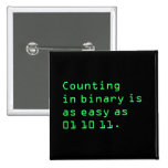 Counting in Binary Pinback Buttons