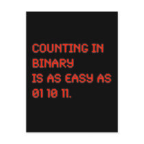 Counting in Binary postcards