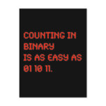 Counting in Binary postcards