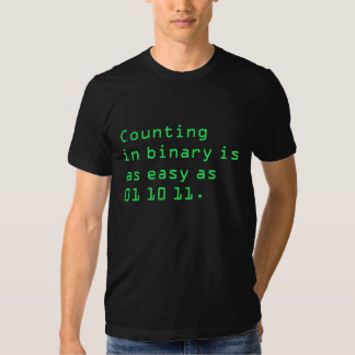 binary tshirts