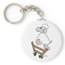 Counting Sheep Keychain
