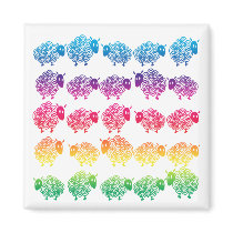 Counting Sheep Magnet