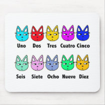 Counting Spanish Cats mousepads