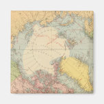 Countries round North Pole Fridge Magnets