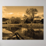 Countrified and peaceful poster