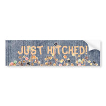 Country 2 Denim Bumper Sticker