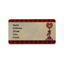 Country address labels