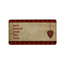 Country address labels