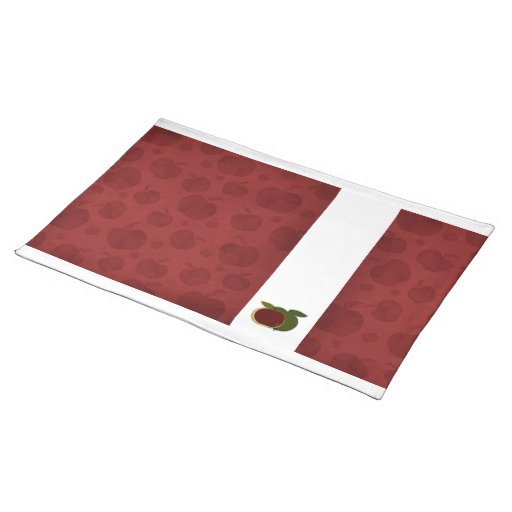Country Apples (red apples) Cloth Placemat Zazzle