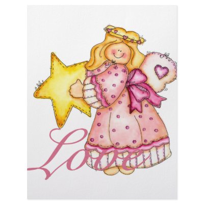 Country Art Star Girl - Love letterhead